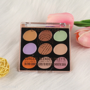 Good Quality 9 Colors Concealer Palette Long-Lasting Waterproof Sweat Proof Concealer
