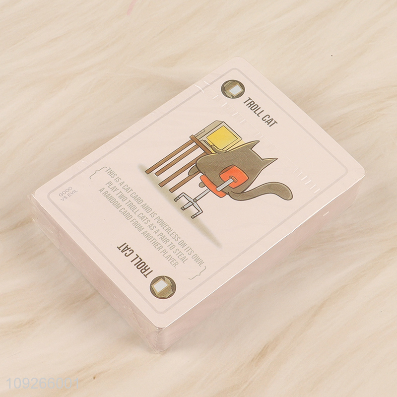 Good selling party supplies creative exploding kittens playing cards toys