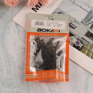 China Imports 50PCS 3.5*50mm Drywall Screws Self Tapping Wood Screws