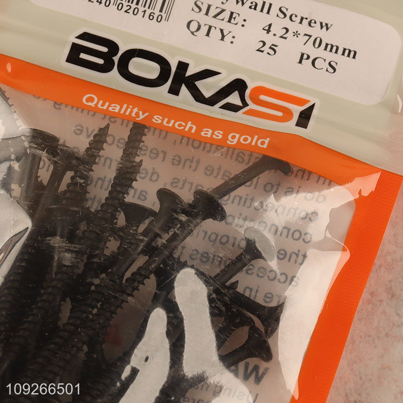 Good Quality 25PCS 4.2*70mm Drywall Screws Self Tapping Wood Screws