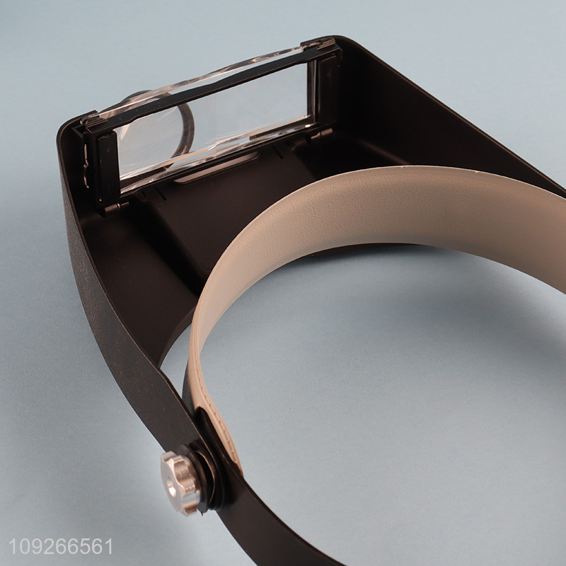 Factory Price LED Head Magnifier Headband Magnifying Glass with Light