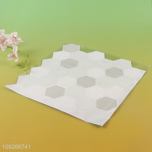 Yiwu market self-adhesive waterproof bathroom kitchen wall panels wall sticker