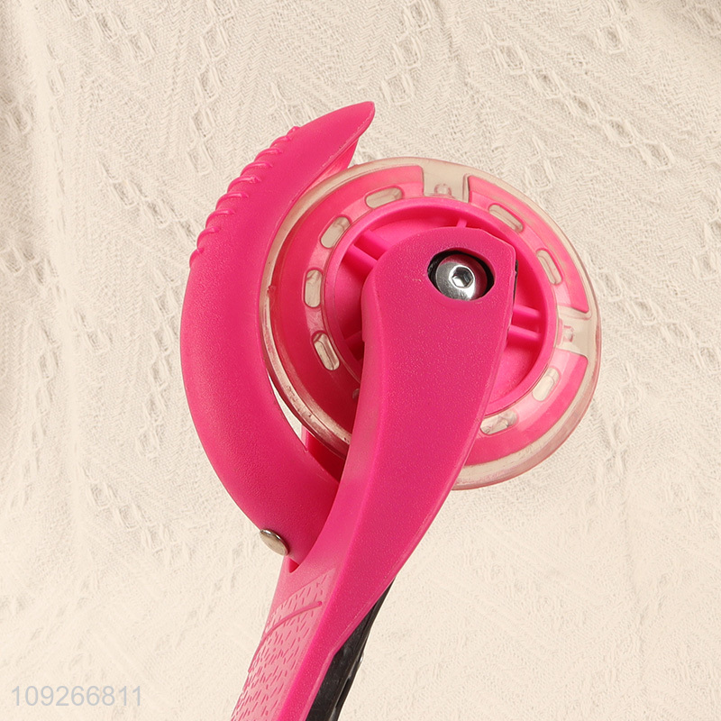 Hot Selling Children's Scooter Adjustable Height Light up 3 Wheels Foldable Kick Scooters