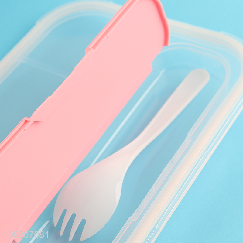 Yiwu market portable plastic school office lunch box set for sale