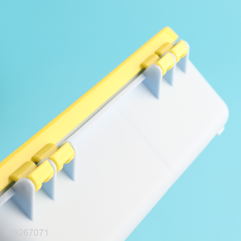 Low price cartoon plastic school children lunch box set for sale