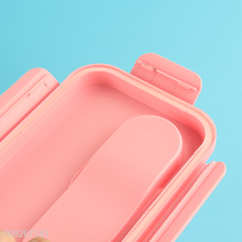 Top sale 3compartment kids portable plastic lunch box set wholesale