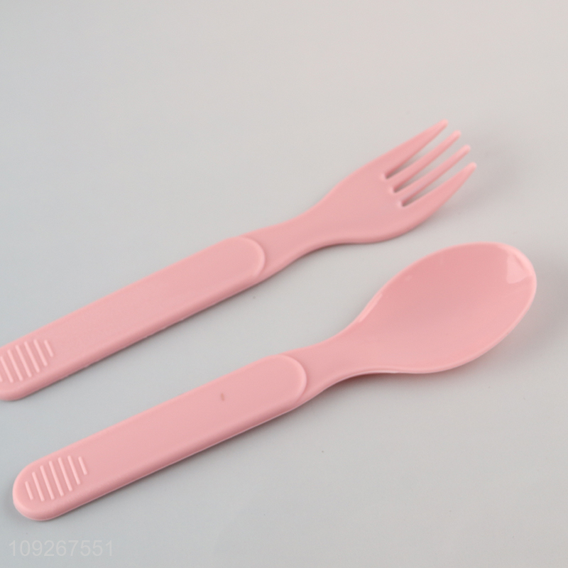 Factory wholesale house shape plastic children dinner plate with straw cup