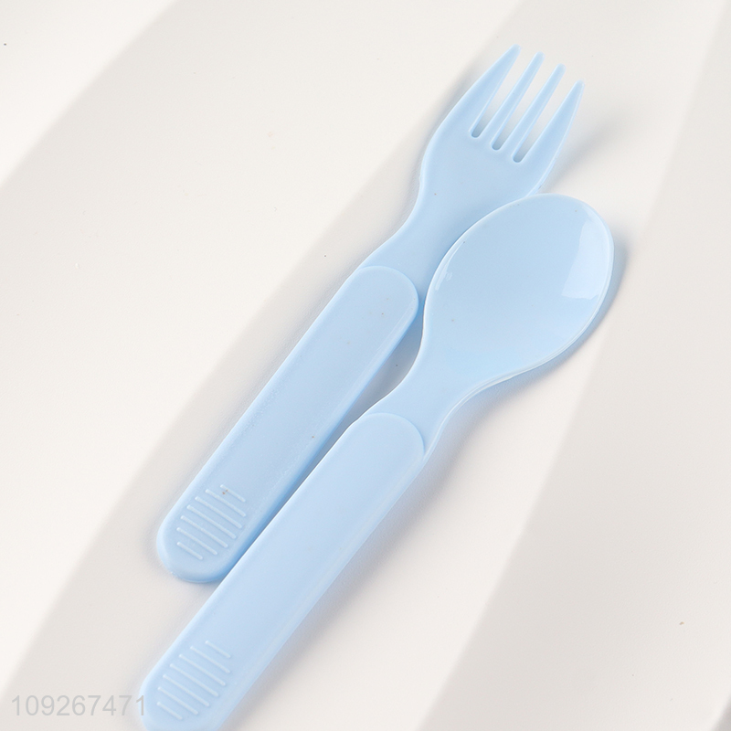 Latest products cartoon plastic dinner plate water bottle set for household