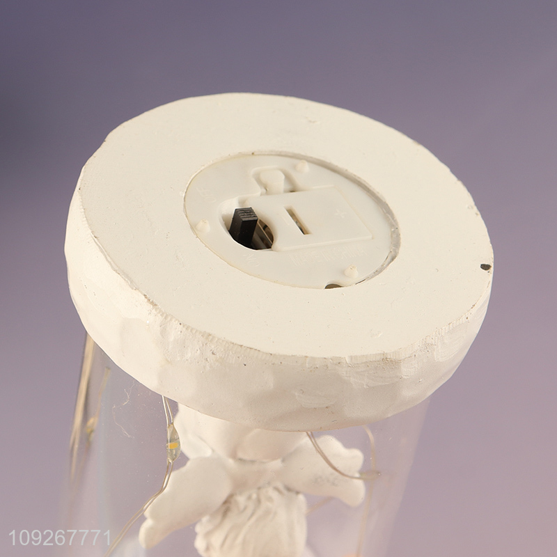 Hot selling home decor desktop ornament angel resin crafts wholesale