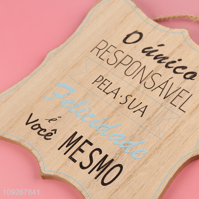 New arrival home restaurant decoration wooden hanging ornament for sale