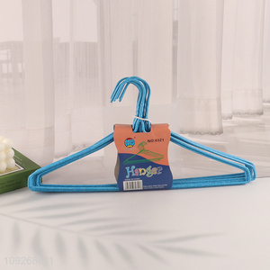 Factory supply plastic-coated hanger hanging clothes rack for sale