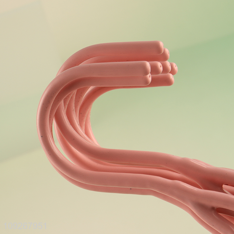 Top selling household 8pcs clothes hanger coat hanger wholesale