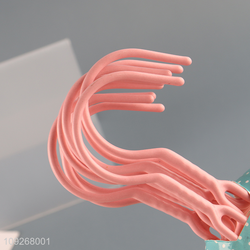 Good quality 10pcs non-slip plastic-coated hanger coat hanger for sale