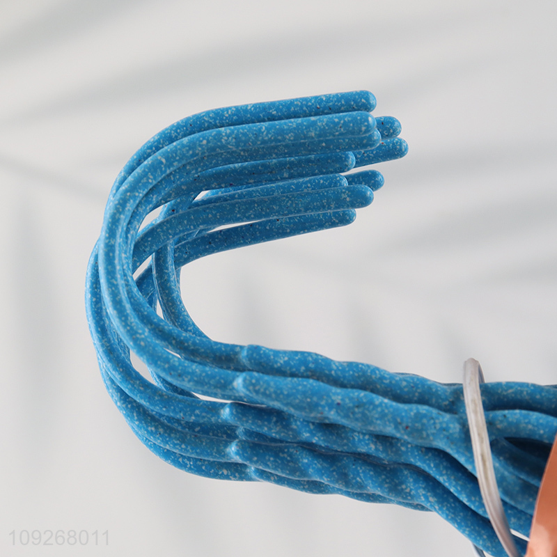 Factory supply plastic-coated hanger hanging clothes rack for sale