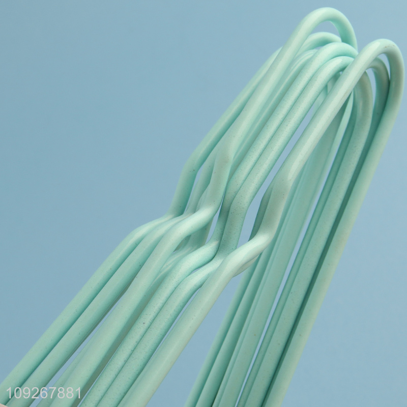 China factory non-slip plastic-coated hanger clothes hanger for sale