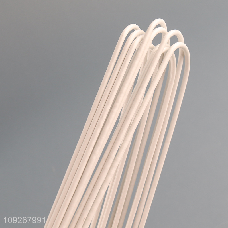 High quality white plastic-coated hanger clothes hanger clothes rack