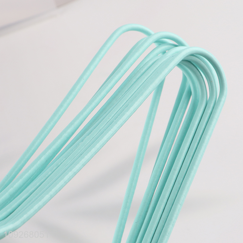 Latest product heavy duty plastic-coated hanger clothes hanger coat rack