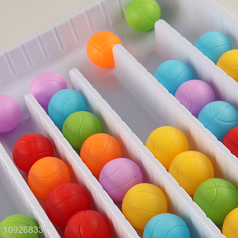 China wholesale kids educational toys colorful puzzle sorting adventure games