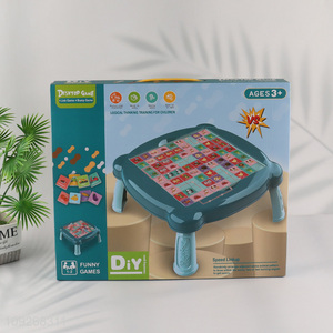 Popular products children 2in1 logical thinking training link game bump games