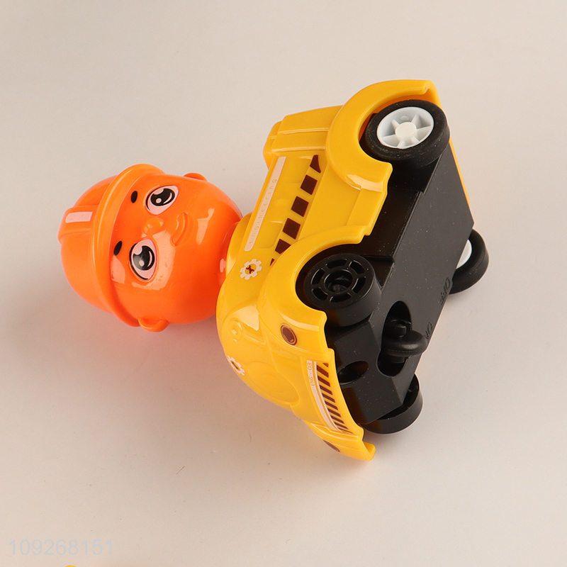 Hot products kids engineering puzzle game electric rail car toys for sale