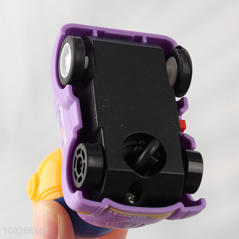 Top selling children puzzle game electric rail car toys wholesale