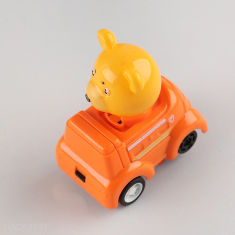 China factory creative children cartoon puzzle game rail car toys for slae