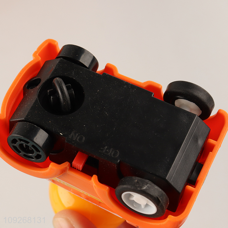 China factory creative children cartoon puzzle game rail car toys for slae