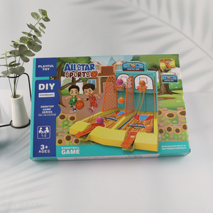 Top sale funny children two player desktop basket battle shooting games