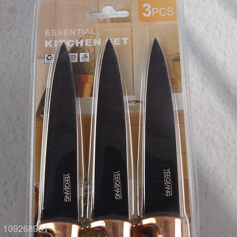 New Product 3 Pieces Stainless Steel Kitchen Knives Multi-Purpose Chef Knives Set
