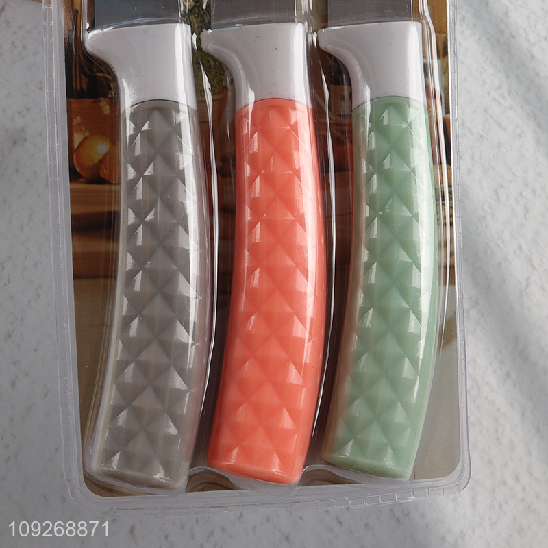 Good Quality 3 Pieces Stainless Steel Kitchen Knives Multi-Purpose Chef Knives Set