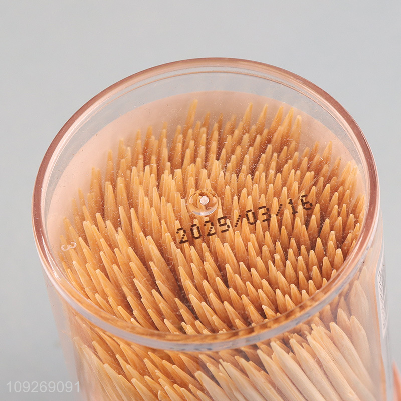 Good selling 380pcs disposable refined bamboo toothpick wholesale