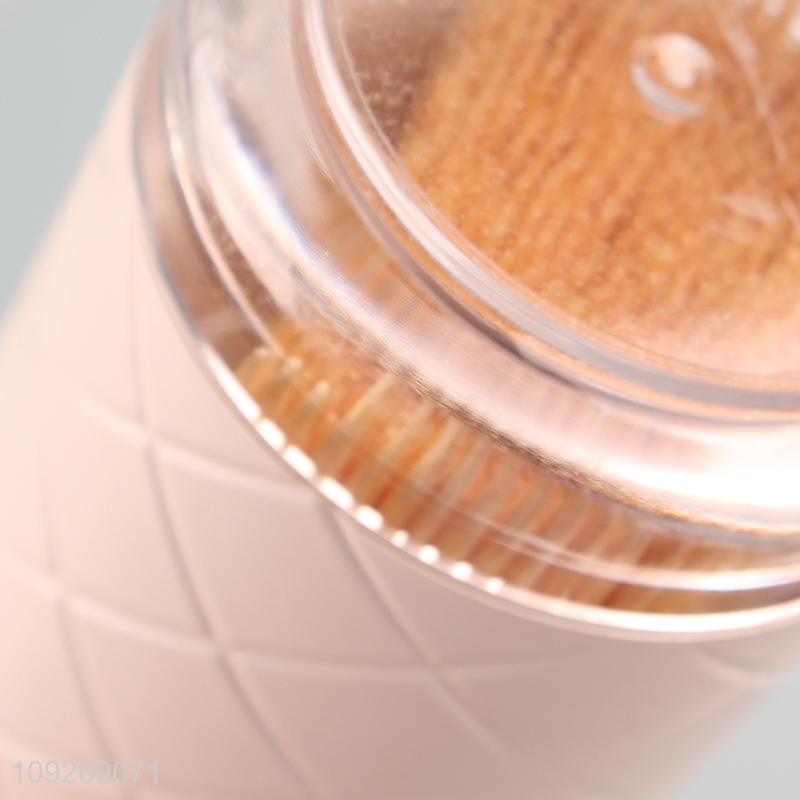 Popular products household disposable bamboo toothpick with holder