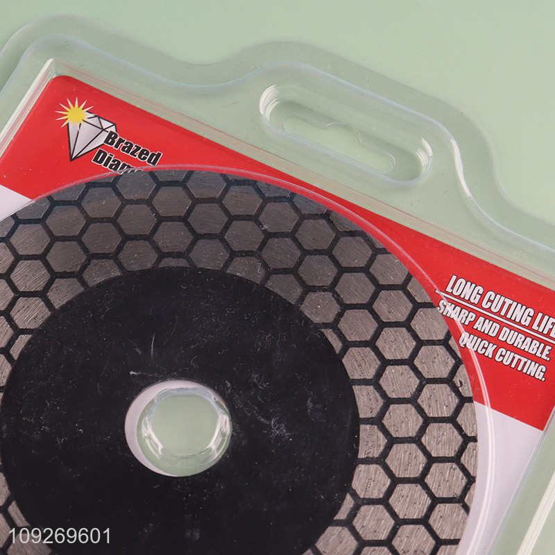 Popular products 5inch durable brazed diamond cutting disc saw blade for sale