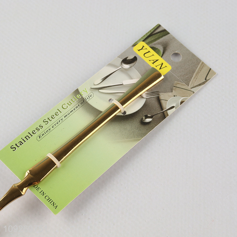 Yiwu market reusable stainless steel cutlery spoon for home restaurant