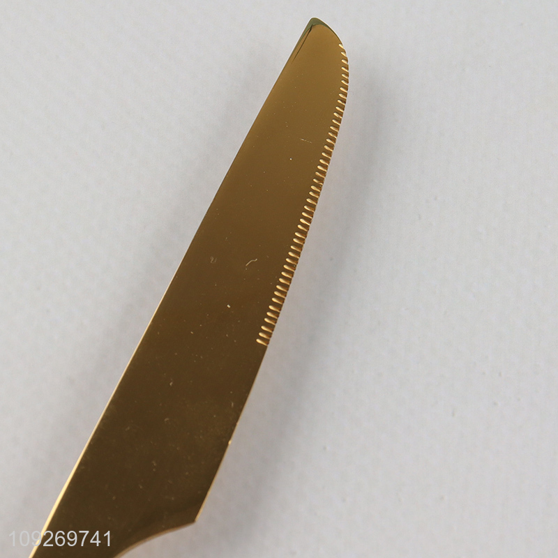 Hot products durable stainless steel cutlery dinner knife for sale