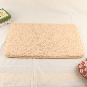 China factory rectangle non-slip floor mat door mat for household