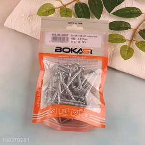 Good price 4.2*50mm 35pcs cement nail round head with pointed tail