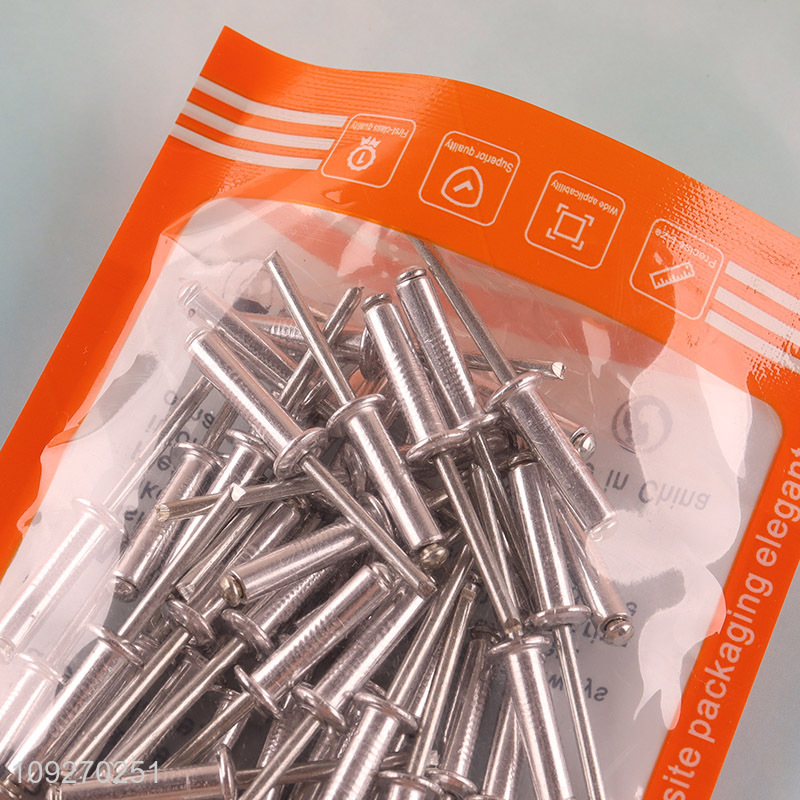 China supplier 5*20mm 40pcs blind rivet hardware iron nail set