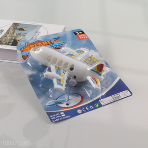 High Quality Inertial Toy Airliner Toy Plastic Toy Plane Wholesale