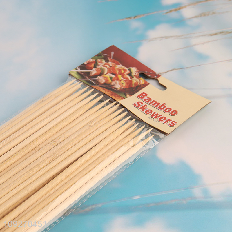 New arrival 50pcs disposable bamboo skewers barbecue skewers