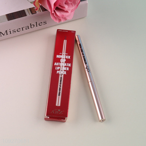 Online wholesale waterproof non-stick cup automatic lip liner pencil