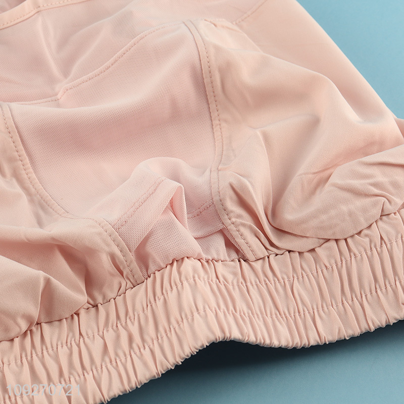 New arrival breathable women sports polyester shorts for sale