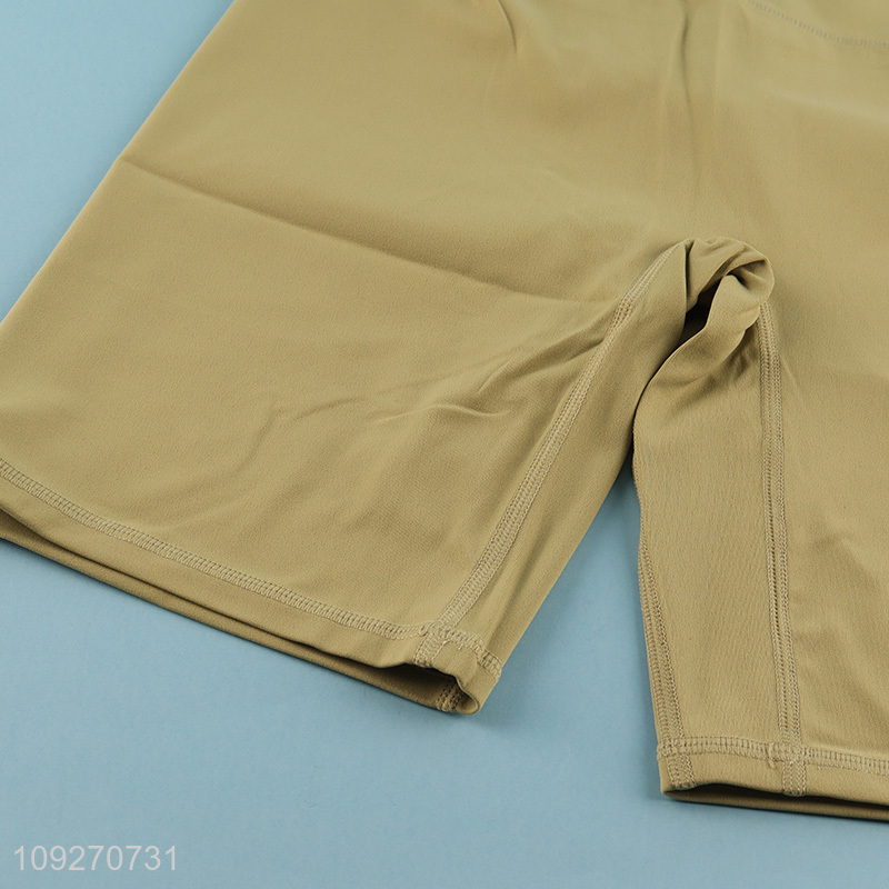 Good selling elastic breathable women sports fitness shorts