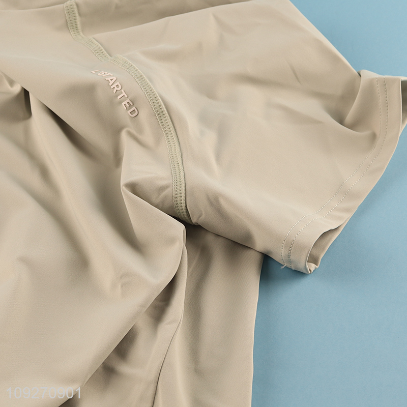 Factory Wholesale Summer Slimming Shaping Hooded Top Short Sleeves