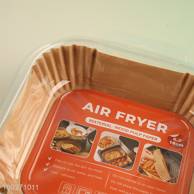 Online wholesale wood pulp paper air fryer kitchen baking paper