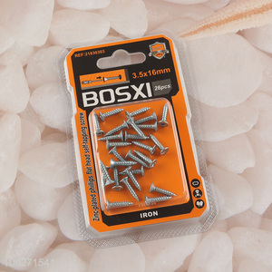 Top selling 3.5*16mm zinc-plated phillips flat head self-tapping screws
