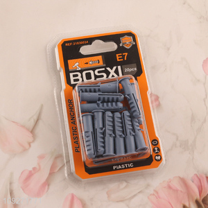 Top selling 20pcs plastic expansion screw tube set
