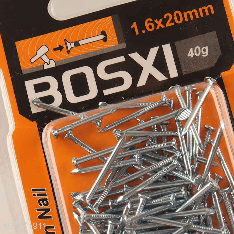 Popular products 1.6*20mm woodworking construction site iron nail common nail