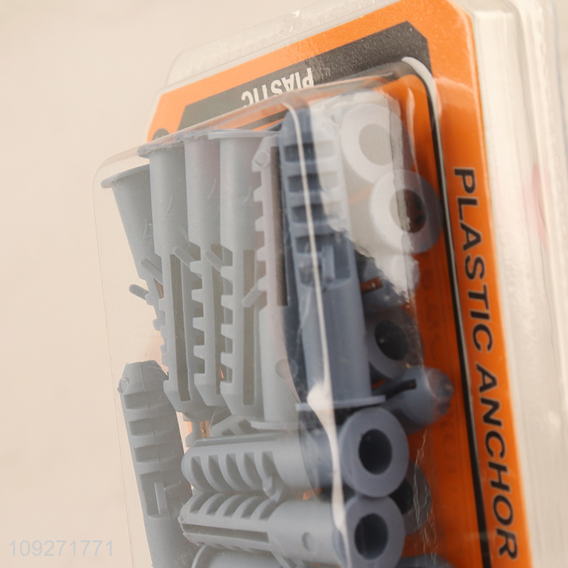 Top selling 20pcs plastic expansion screw tube set