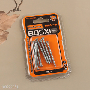 Good quality 4*50mm zinc-plated phillips flat head self-tapping screws
